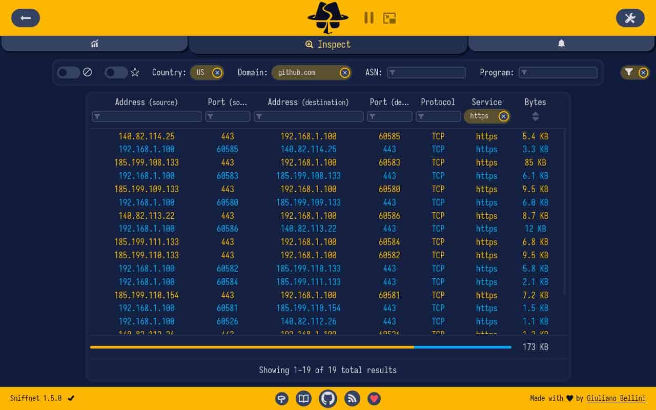 Sniffnet:开源网络流量监控工具,Wireshark 之外的轻量选择 Sniffnet:开源网络流量监控工具,Wireshark 之外的轻量选择